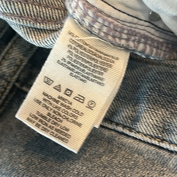 We The Free People Dylan Button Fly High Rise Cropped Bootcut Jeans size 25 d34 - Picture 11 of 11